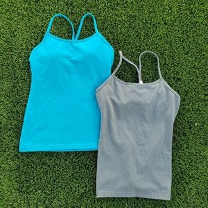 One Blue Lululemon Brand New w/o Tag Workout Top